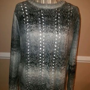 Kensie Long Sleeve Crew Neck  Sweater Size XL